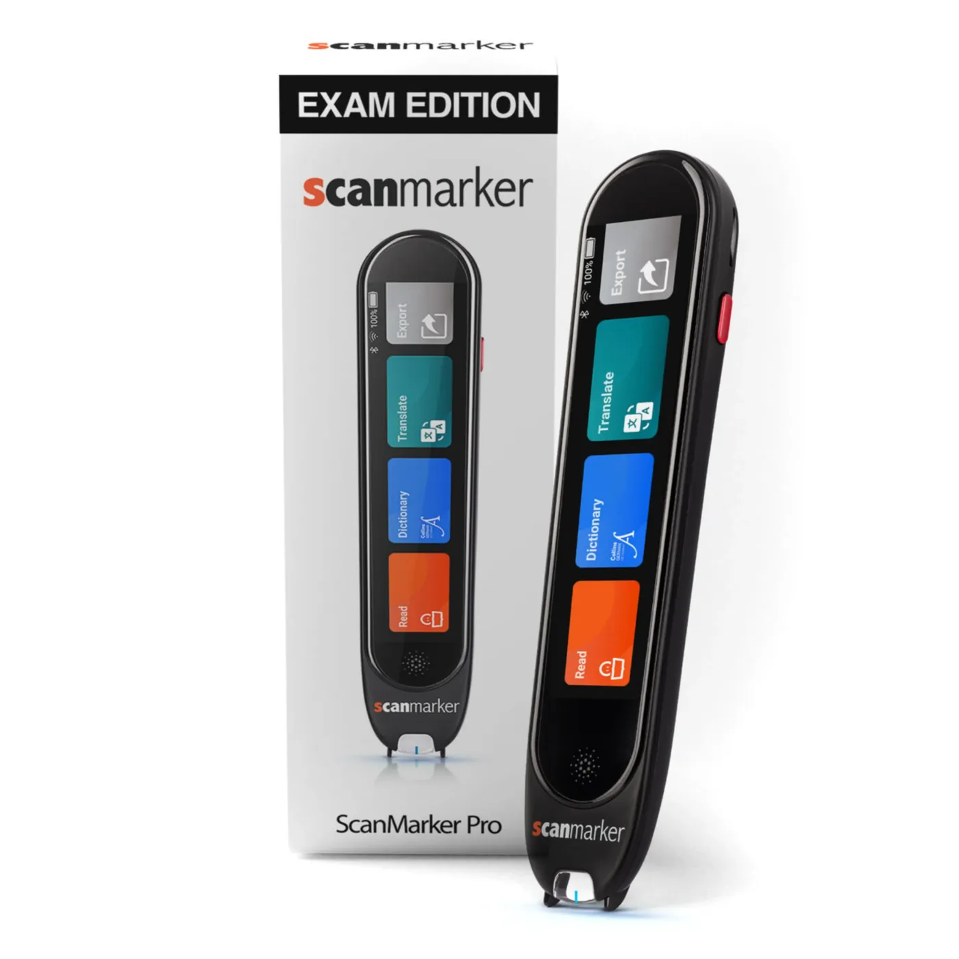Scanmarker exam-edition box and device
