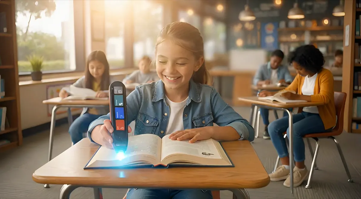 Scanmarker PAL in a classroom reading context